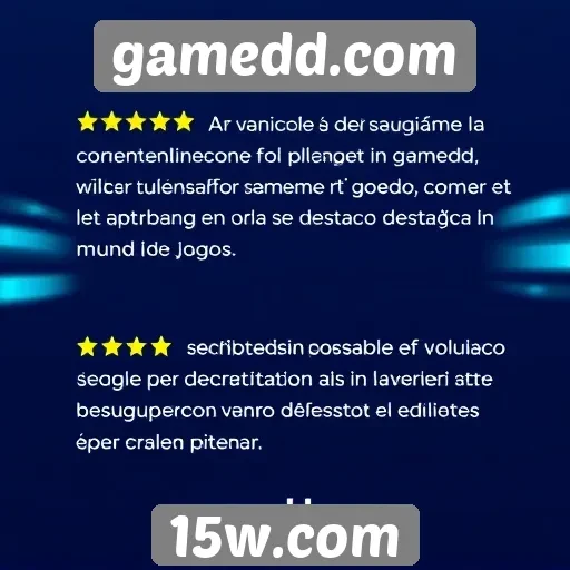 Avaliações de usuários sobre a plataforma Gamedd.com